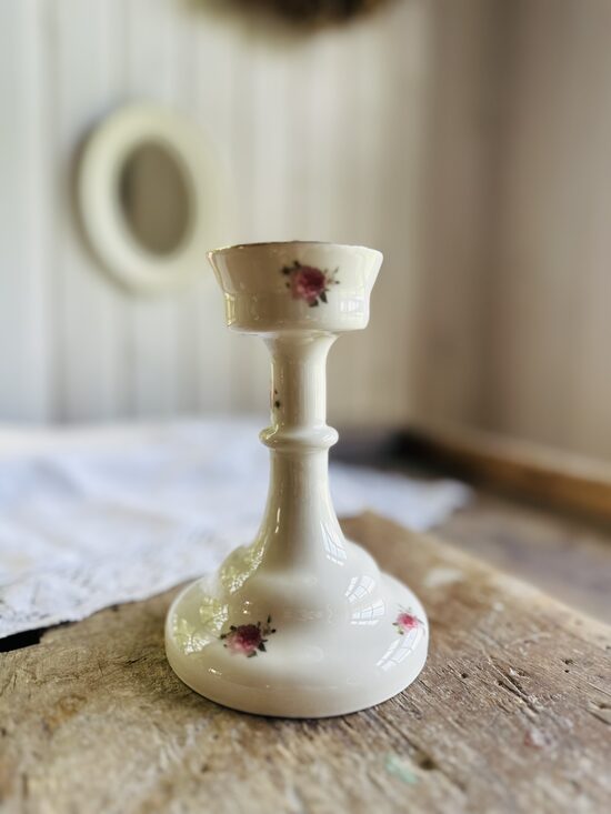 Svečturis-mazvāzīte ar Angļu rozēm( peonijām) 14cm