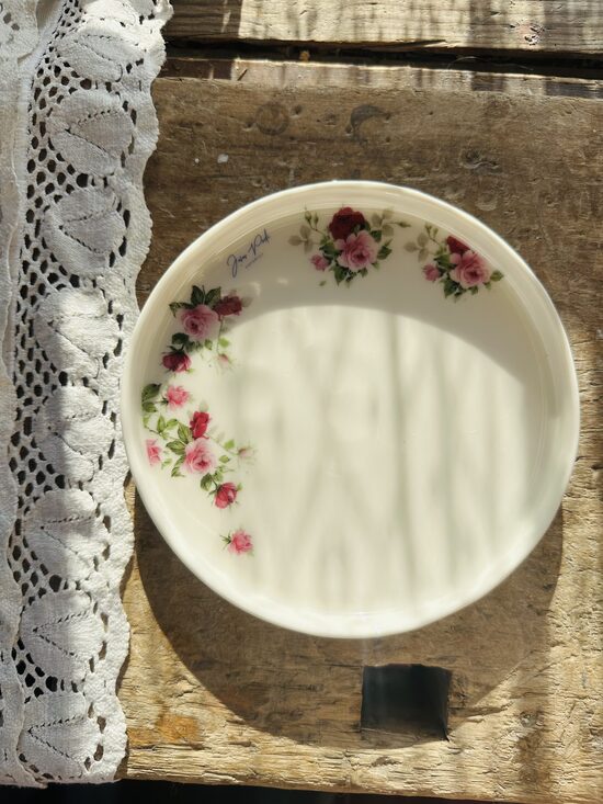 Rožu šķīvis ar taisno malu 16 cm diam( mazais) 