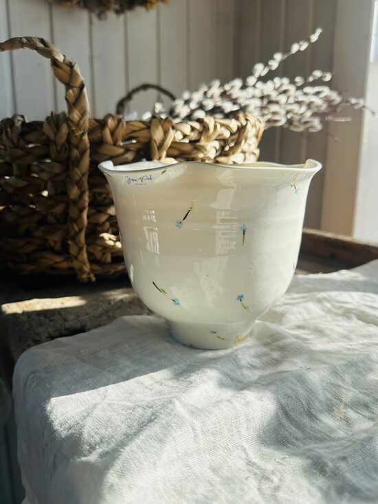 Tulpju-pušķu vāze 13*12cm 